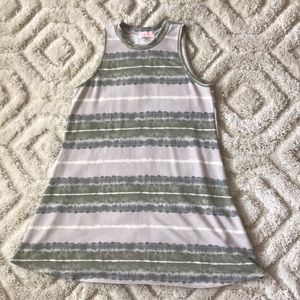 High neck swing dress